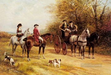Gdr027 classical hunting Oil Paintings